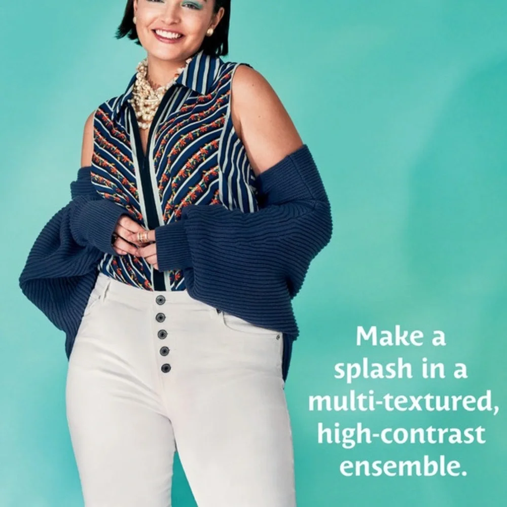 Cabi Chevron top - Picture 7 of 12